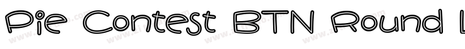 Pie Contest BTN Round Lt字体转换